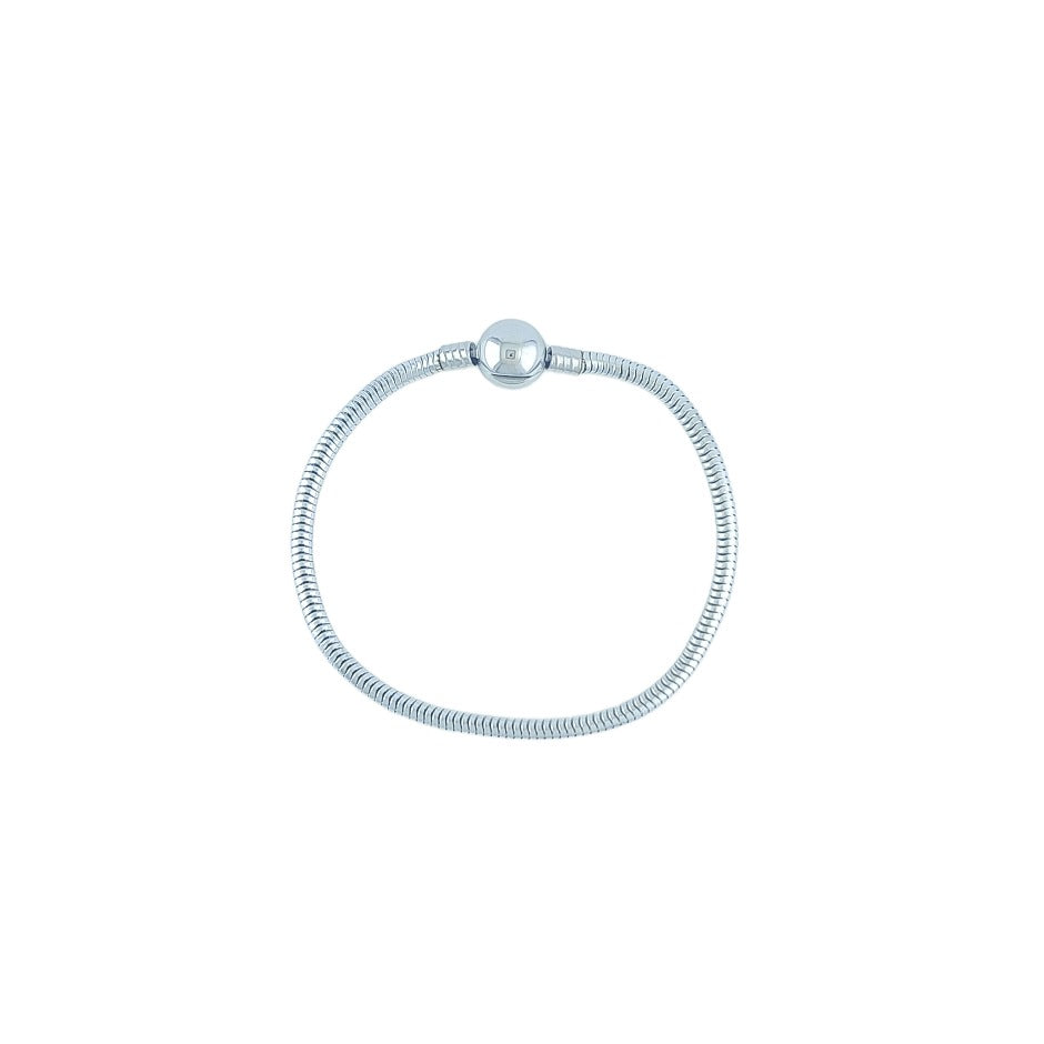Pulseira Berloque fecho Bolinha 18cm