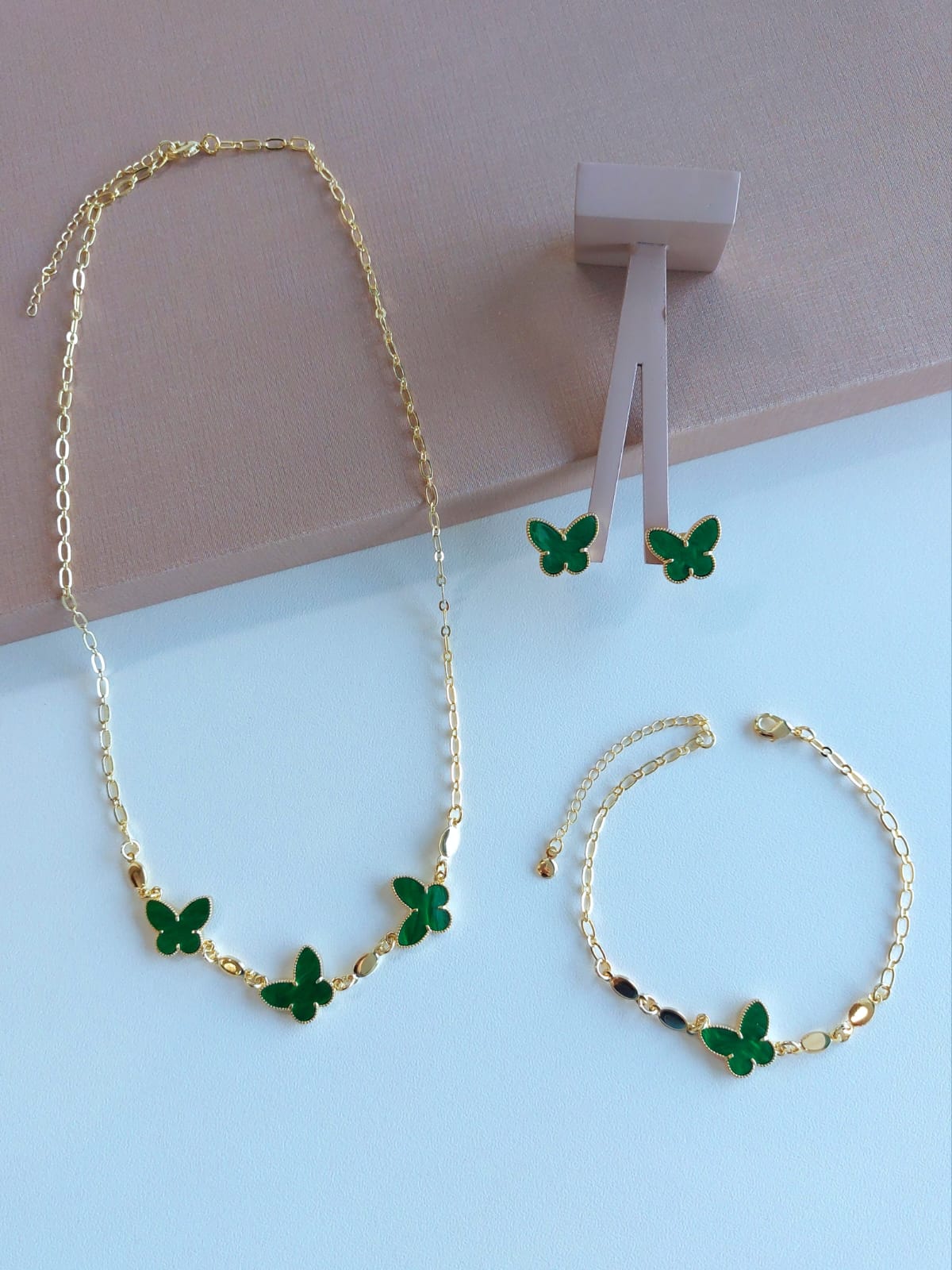 Pulseira Borboleta Verde