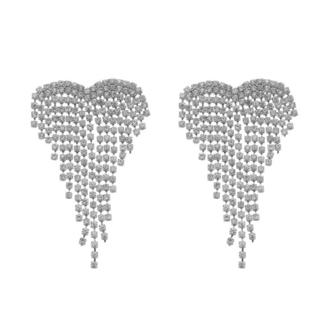 Brinco Franja Umbrella (ródio)