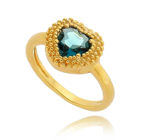 Anel Beatriz Turquesa