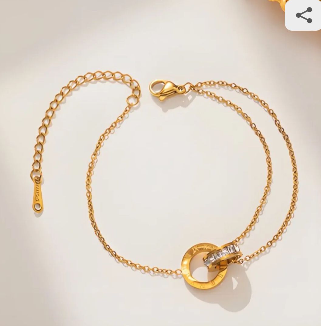 Pulseira Círculos Romanos