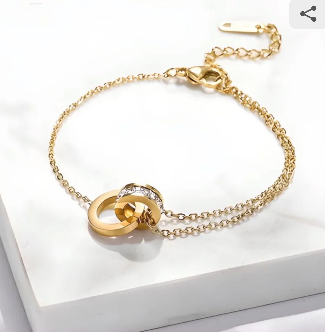 Pulseira Círculos Romanos