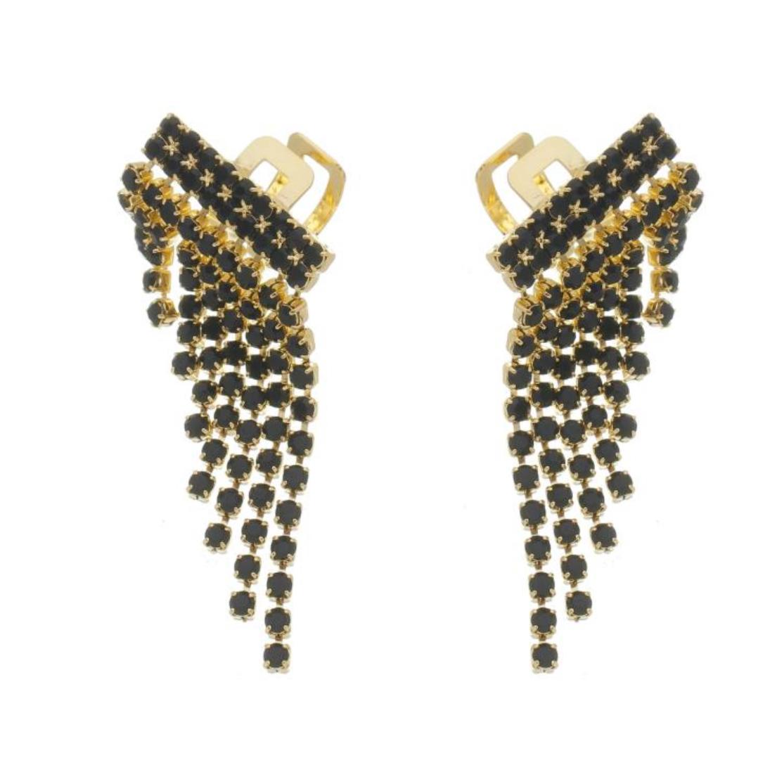 Piercing fake Franja Preto