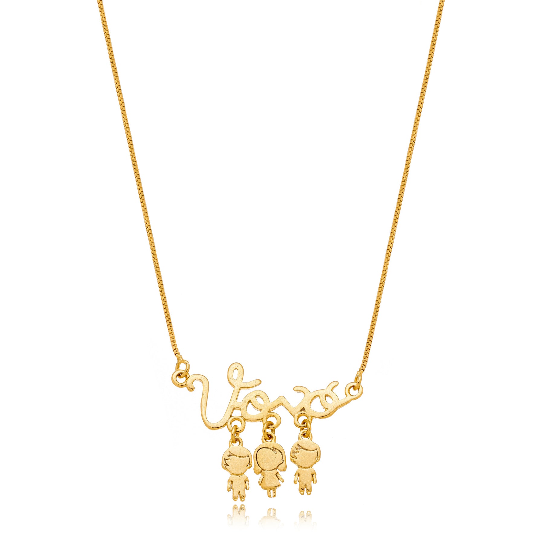 Colar Vovó 2 Meninos e 1 Menina