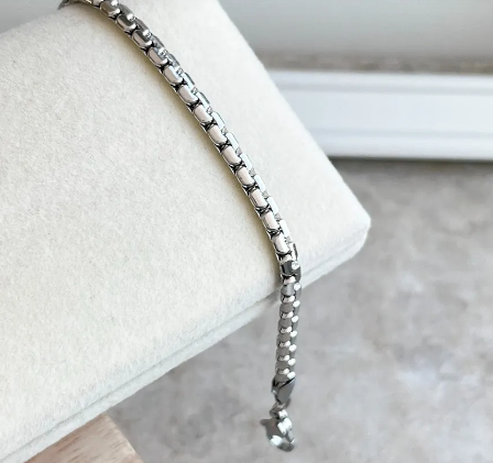 Pulseira Geométrica Metálica