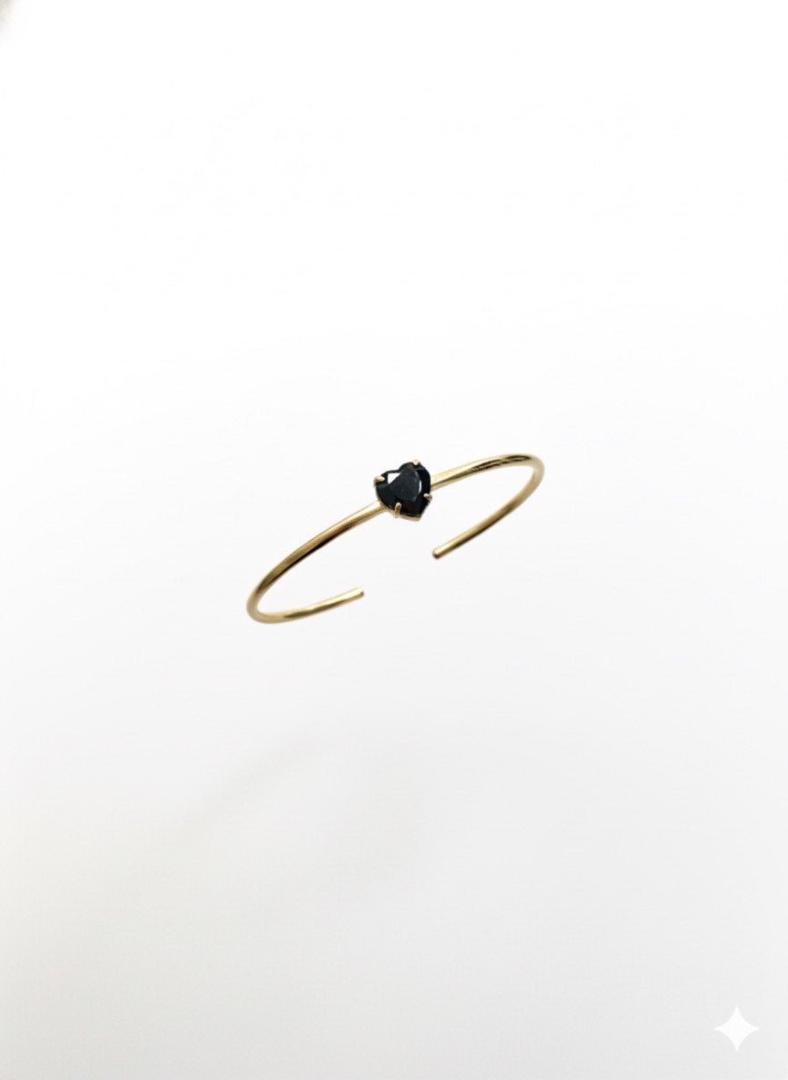 Bracelete Coração Preto