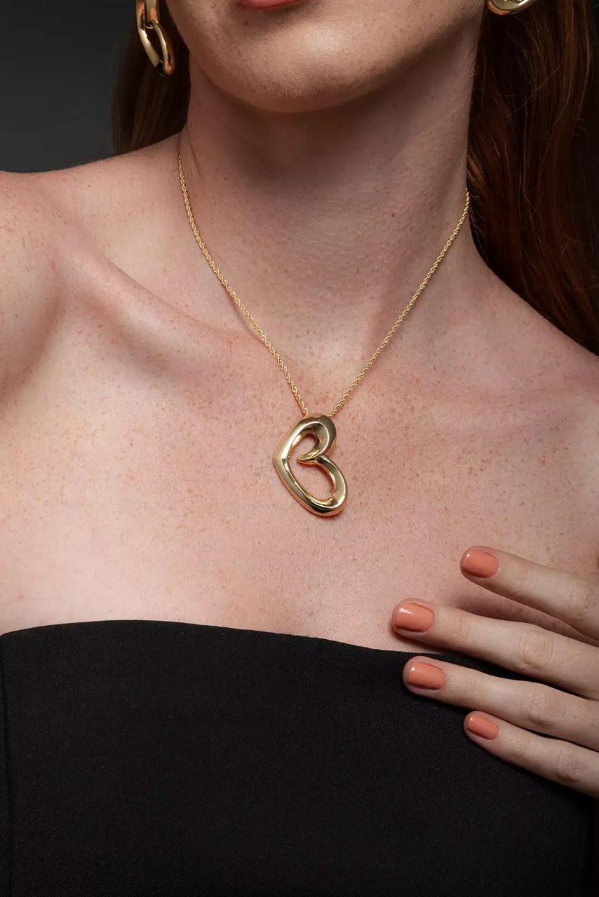 Colar Boho Coração