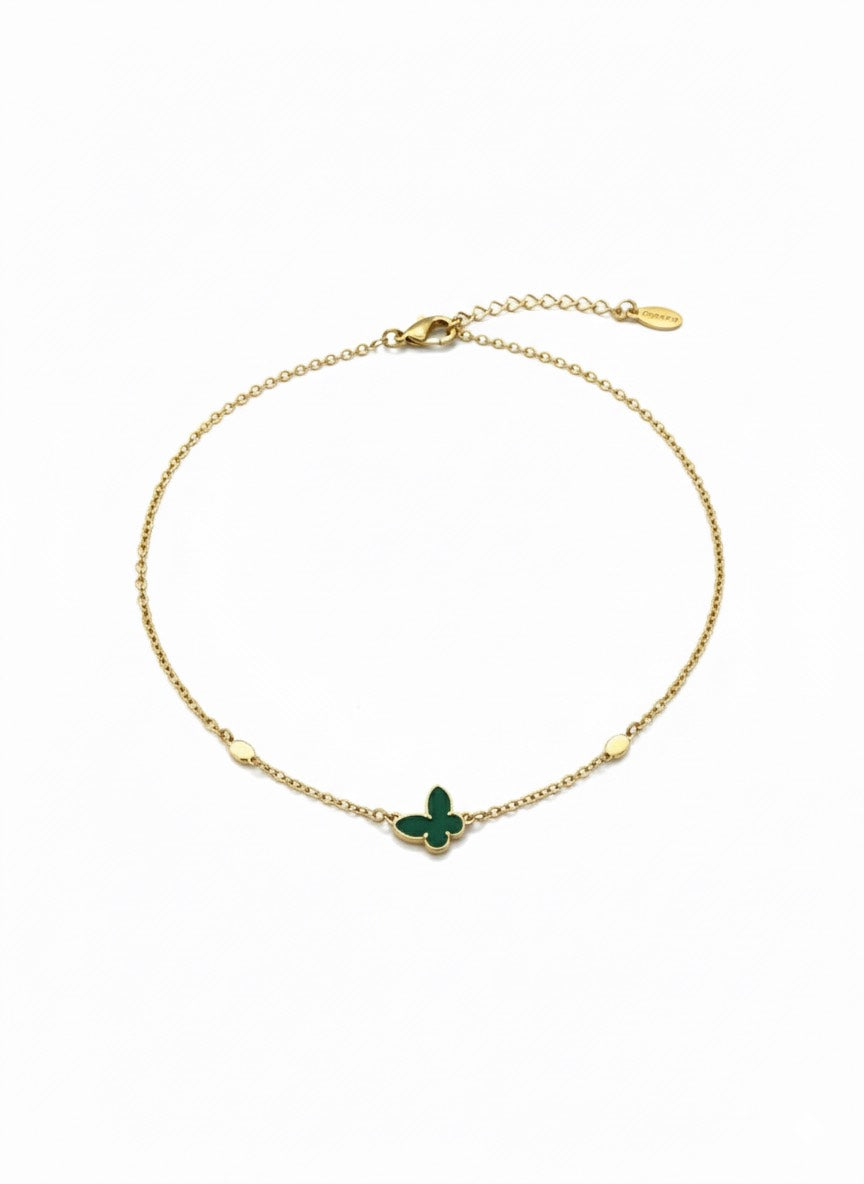 Pulseira Borboleta Verde