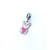Berloque Urso Rosa
