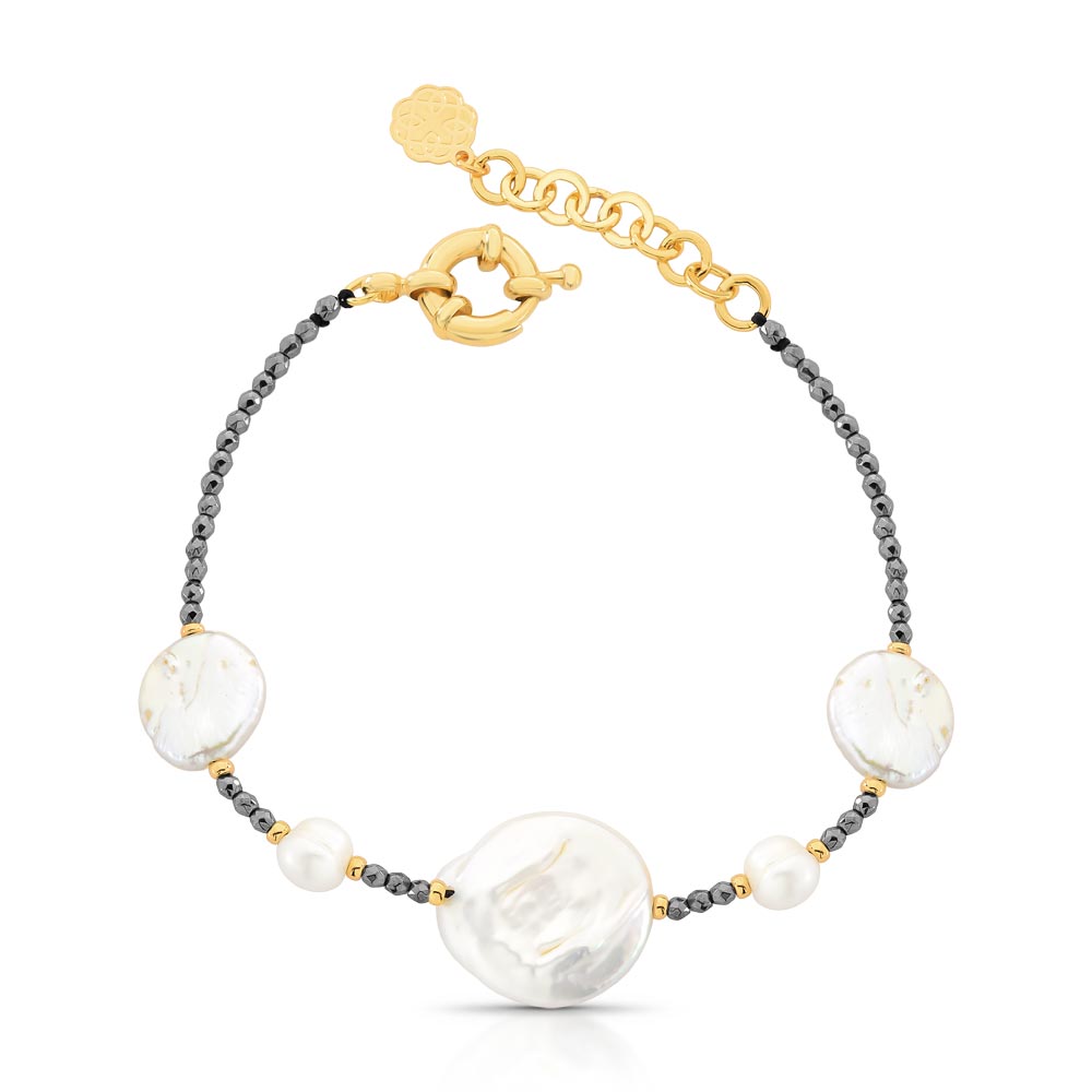 Pulseira Hematita Pearl