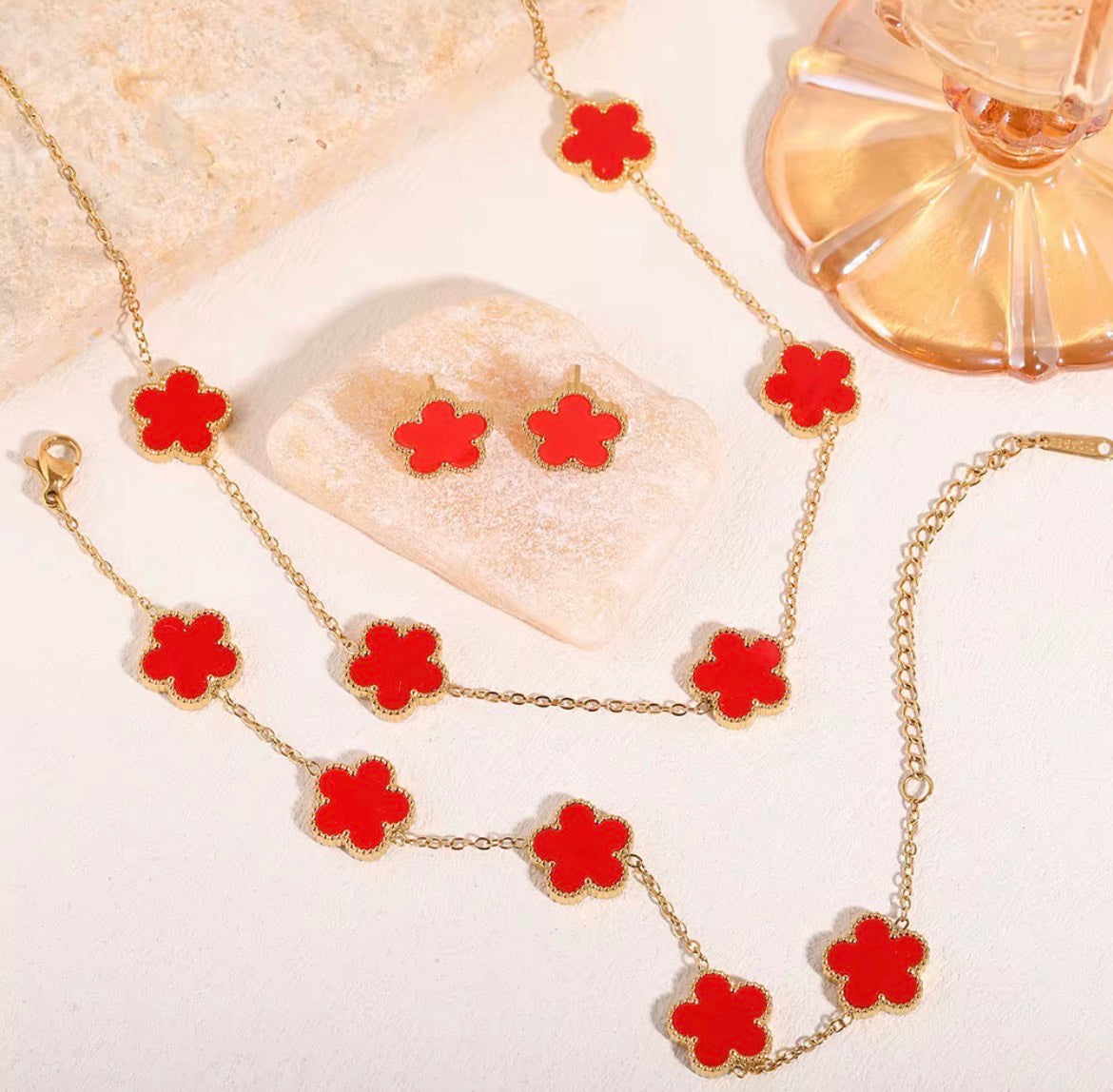 Pulseira Trevo Vermelho