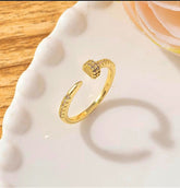 Anel Prego Cravejado